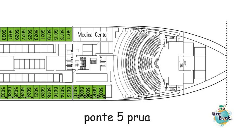 MSC Magnifica - Piani nave - Liveboat sito,forum e blog crociere