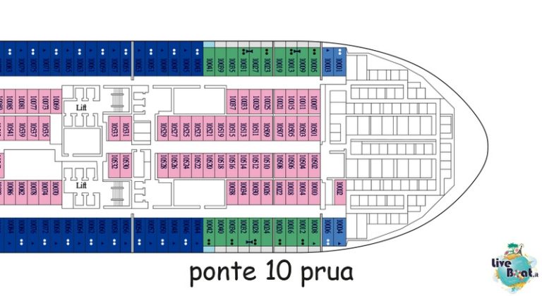 Msc world europa схема палуб