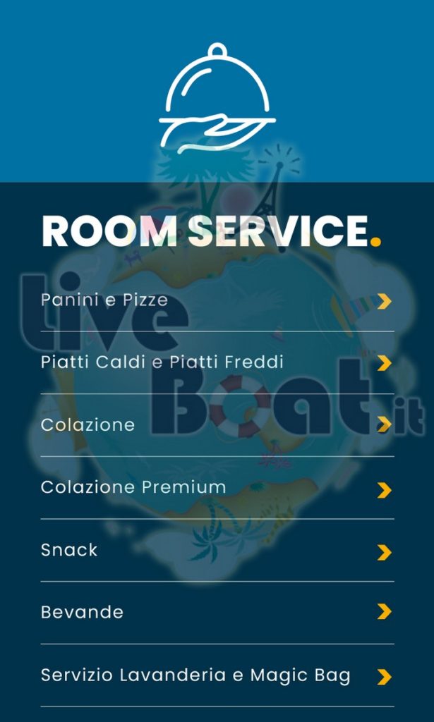 Costa Crociere - Room Service - Liveboat sito,forum e blog crociere